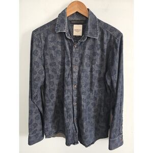 Marshall‎ Artist Denim Button Up Paisley Shirt Medium